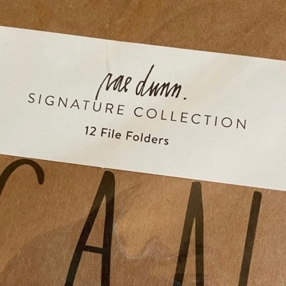 🆕 Rae Dunn Signature Collection File Folders 12 - Picture 3 of 5